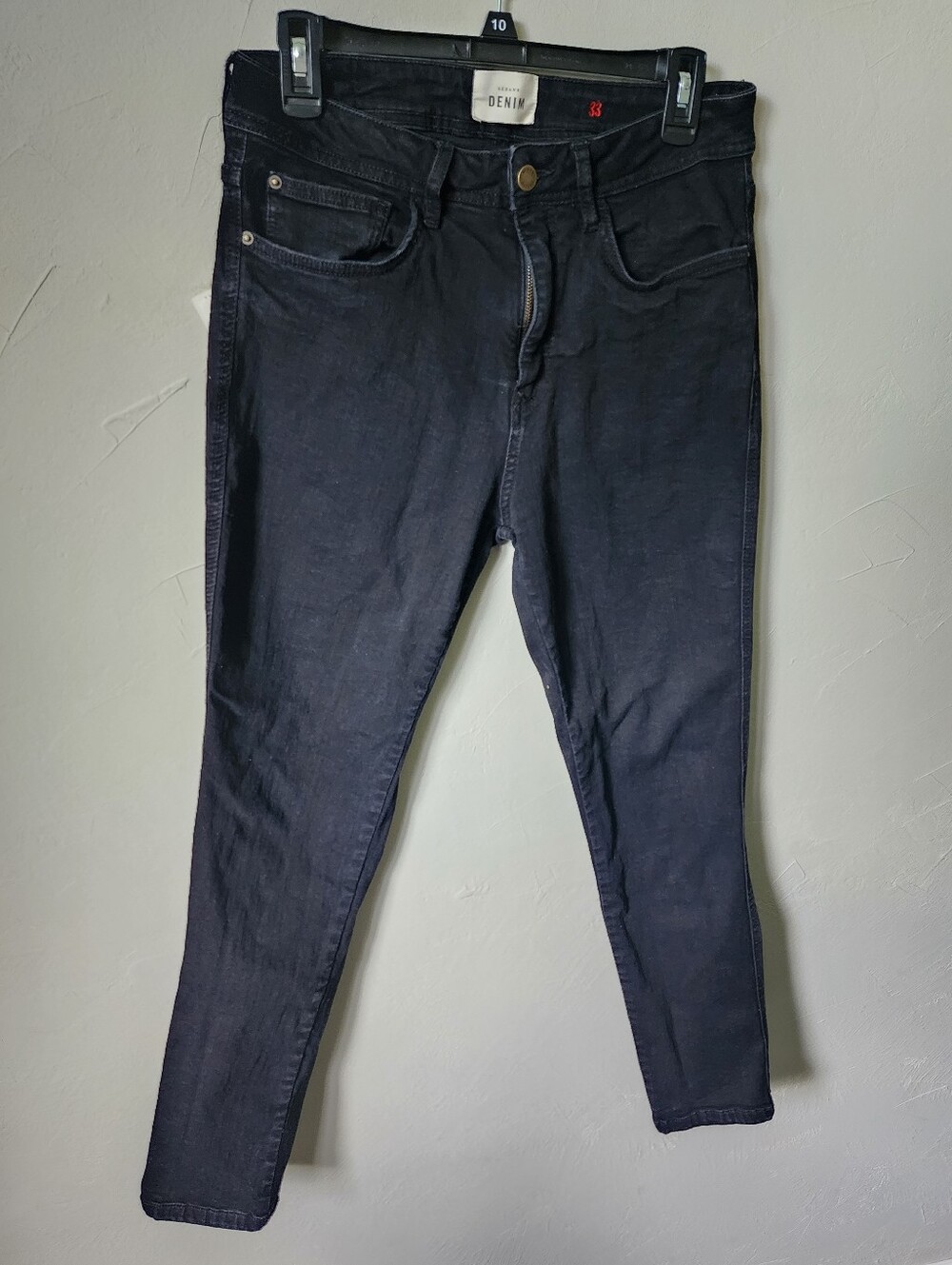 Sezane Black Skinny Jeans Size 33